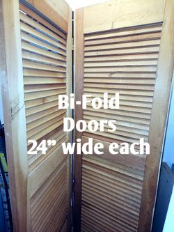 Bi-Fold Doors 24" Each