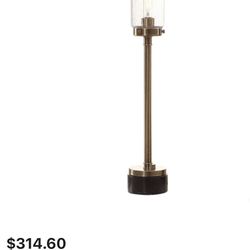 Uttermost 29635-1 Selane Single Light 31-1/2" Tall Accent Table Lamp Golden Bronze
