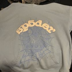 Baby Blue Sp5der Hoddie I Can Do 140