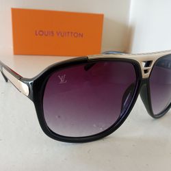 Louis Vuitton Evidence Gold Sunglasses