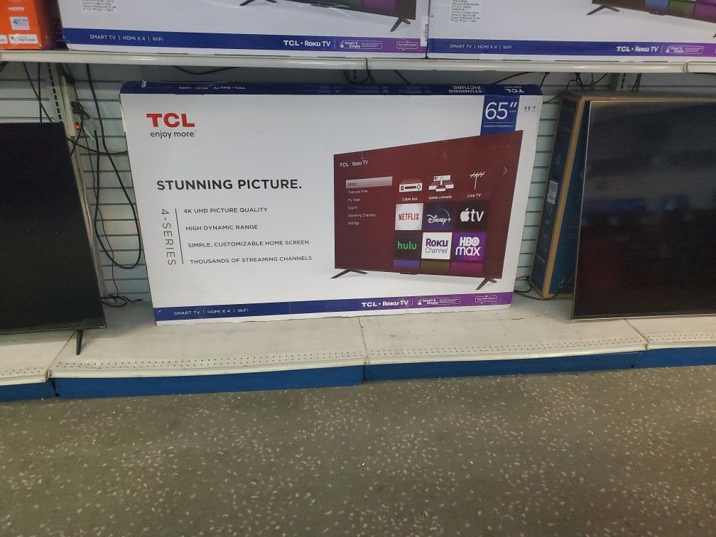 65" TCL Roku Smart TV 