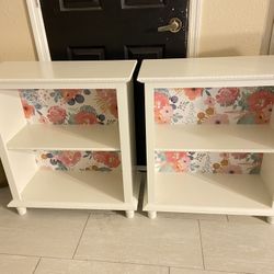 Two Small Bookshelves 