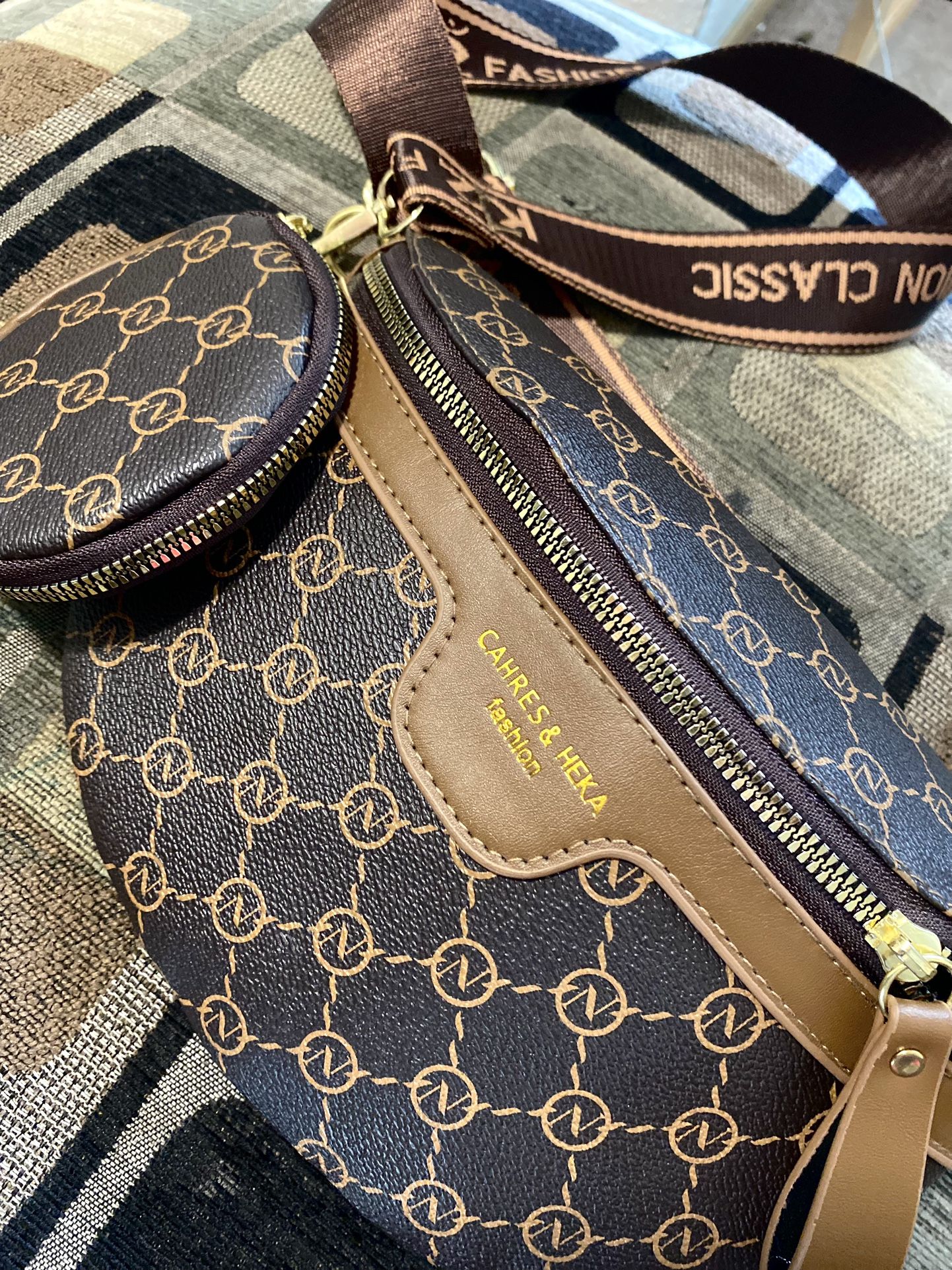 Brown Fanny Pack Cahres & Heka Fashion