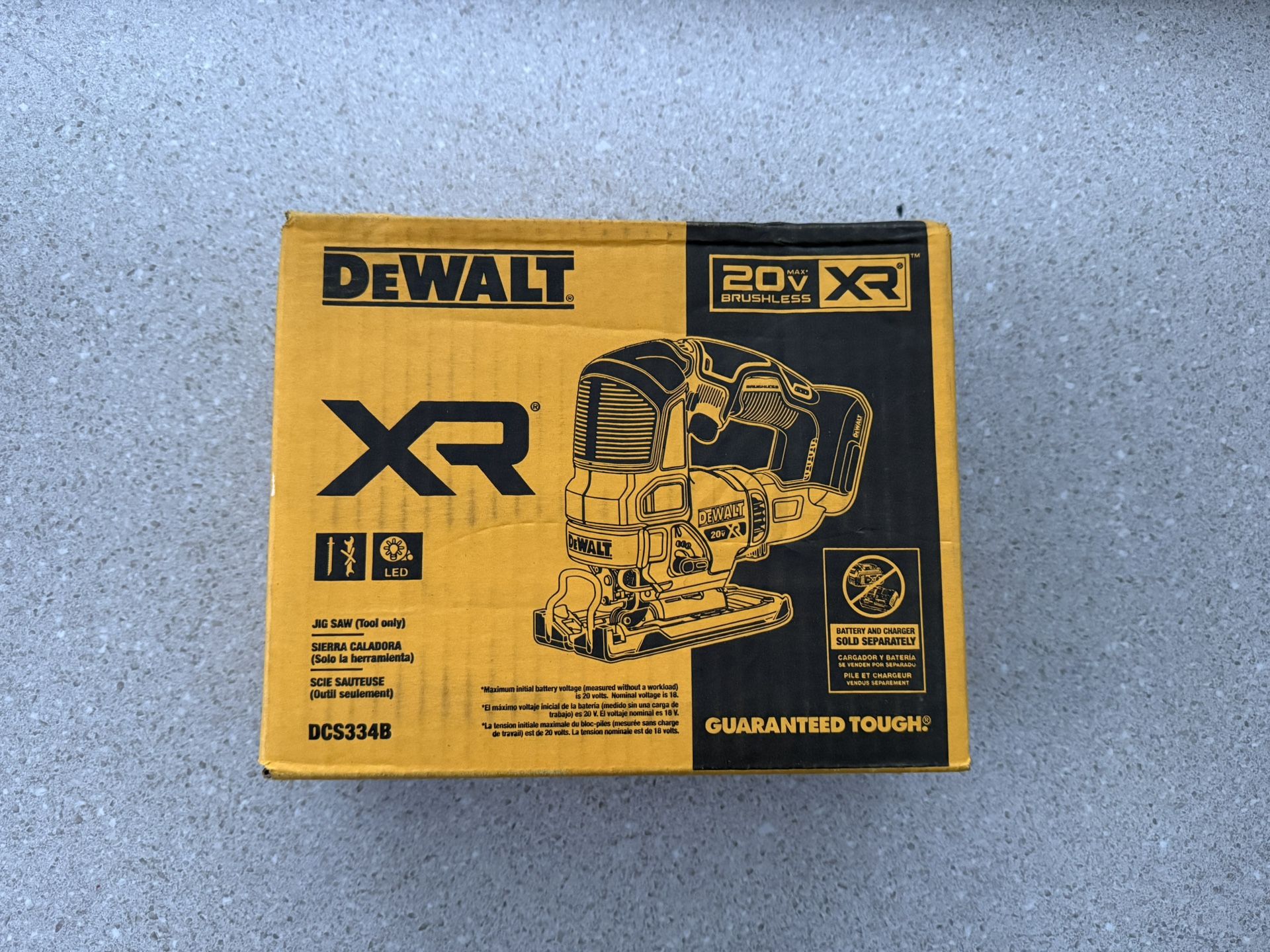 DeWALT XR 20-volt max Brushless Variable Speed Keyless Cordless Jigsaw