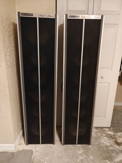 Vintage Shure Vocal Master Tower Speakers (Pair) – $300
