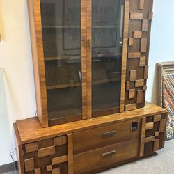 Lane mid century modern sideboard and hutch