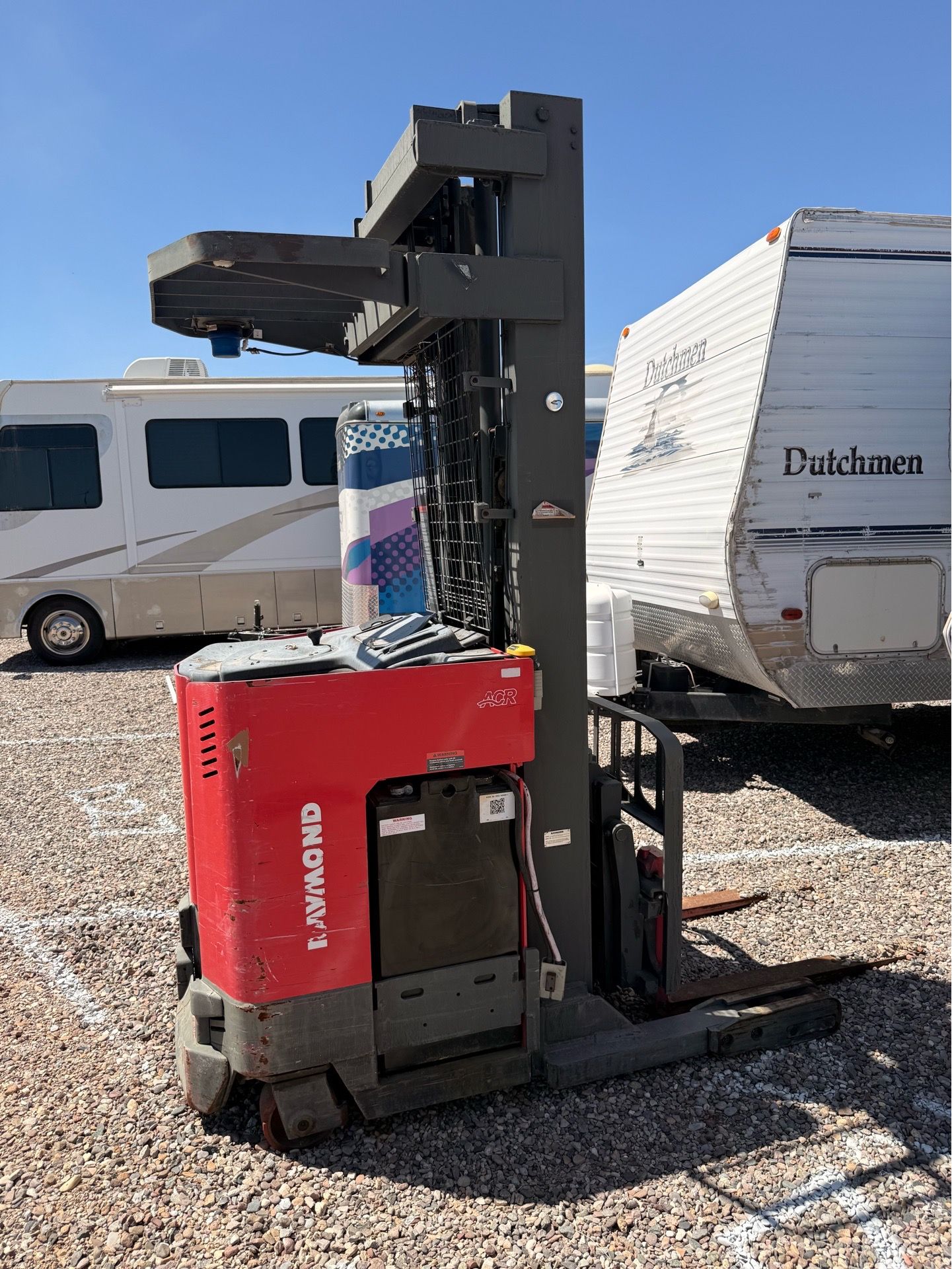 Raymond Stand-Up Reach Forklift