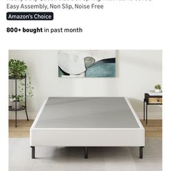 Box-Spring-Queen, 9 inch Metal Queen Box Spring Only, Heavy Duty