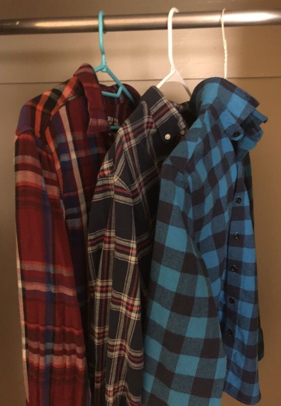Flannel shirts