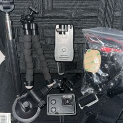 ISAW Advance Full HD Action Camera w/ Head/chest strap, mount, Wi-Fi Controller