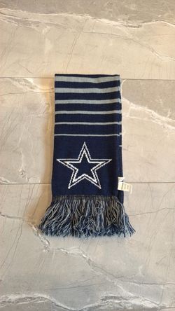 NFL Dallas Cowboys big logo, scarf, navy blue new style.