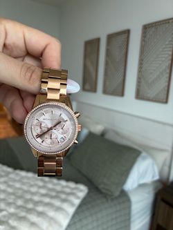 Michael Kors Rose Gold Chronograph Watch