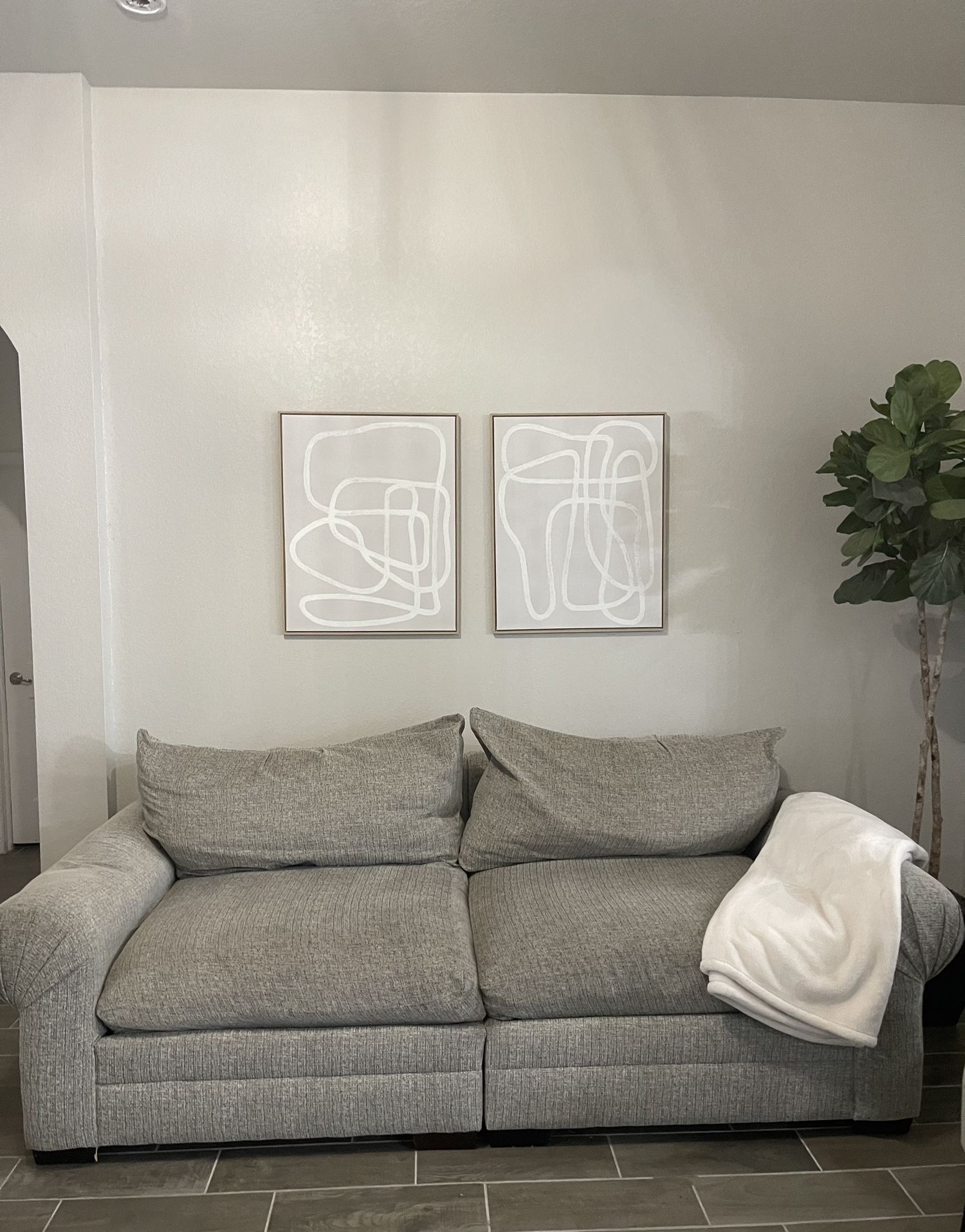 Comfy Grey couch