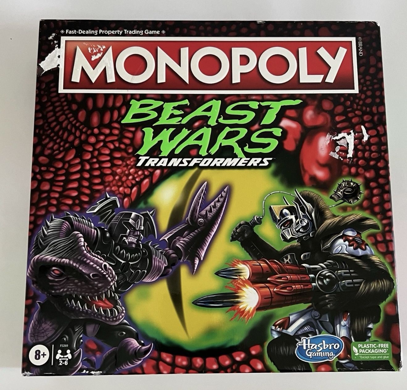 Monopoly Transformers Beast Wars Edition Board Game Hasbro 2022 Games