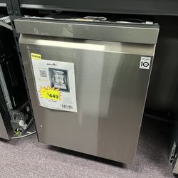 24’ Standard Size Dishwasher LG Stainless Steel New Scratch Dents 