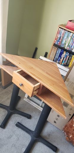 Corner Shelf with Drawer