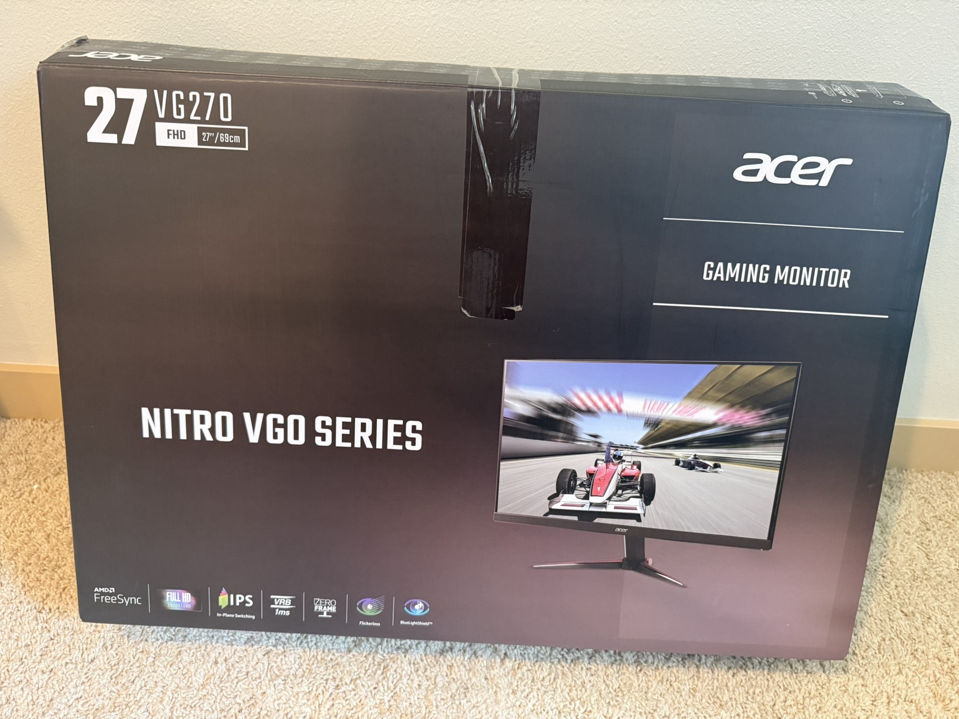 Acer 27” Monitor Nitro VGO series