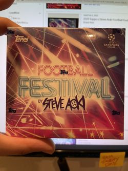Topps Steve Aoki Football Festival