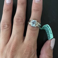 Blue Topaz Ring - Size 7