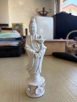 Chinese Blanc De Chine Porcelain Guanyin Kwanyin