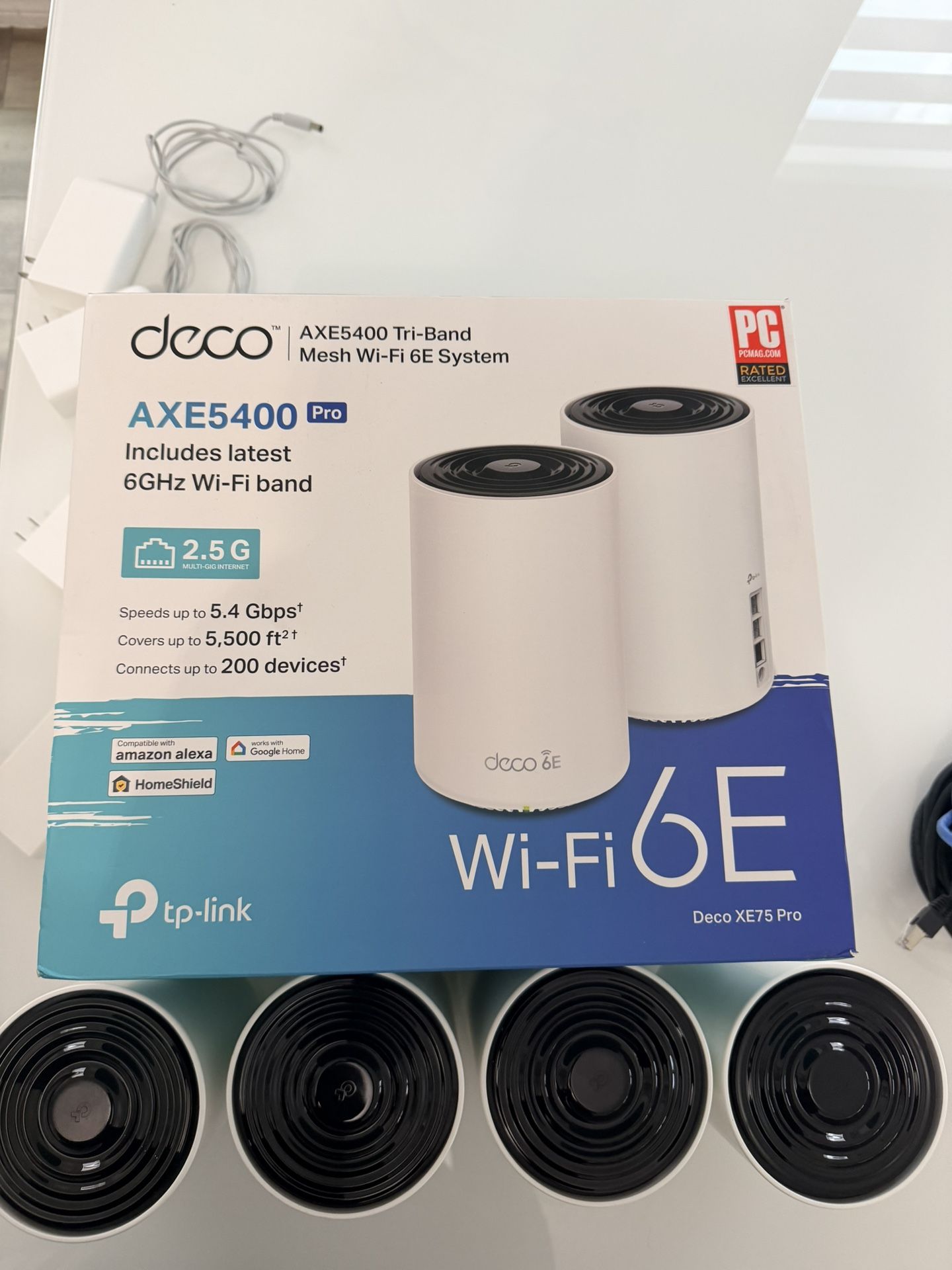 TP-Link Deco XE75 Pro AXE5400 Tri-Band WiFi 6E Mesh System