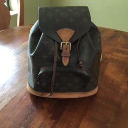 Authentic Louis Vuitton Montsouris Backpack