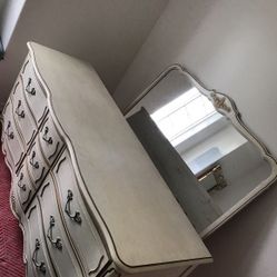 Authentic wooden bedroom set