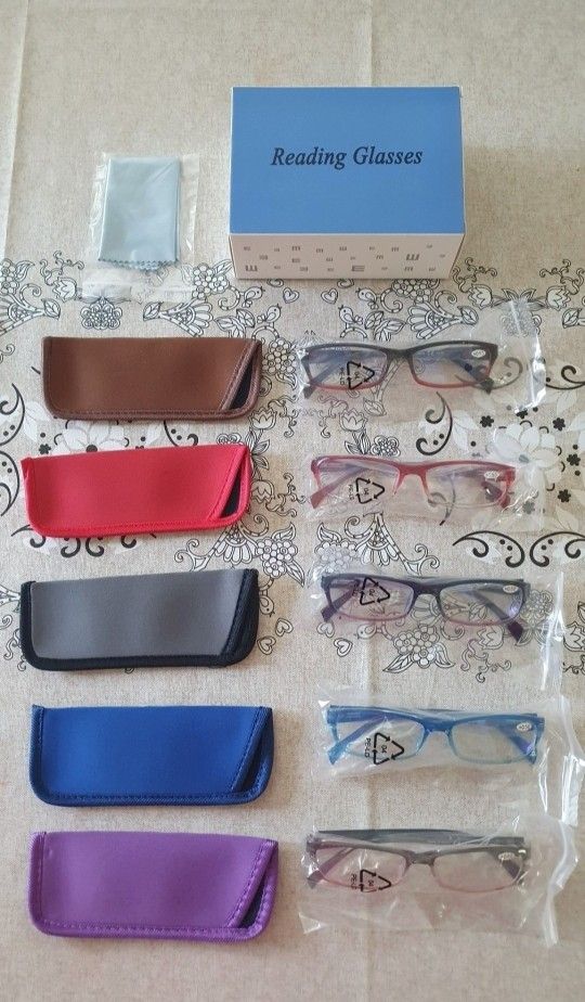 Computer Reading Glasses, 5pcs