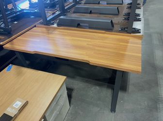 vari desk table 24x48 and locking rolling file cabinets