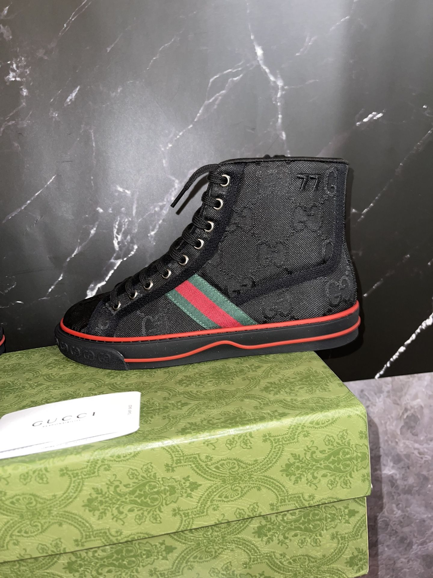 Gucci Off The Grid High-Top Sneakers 8 mens
