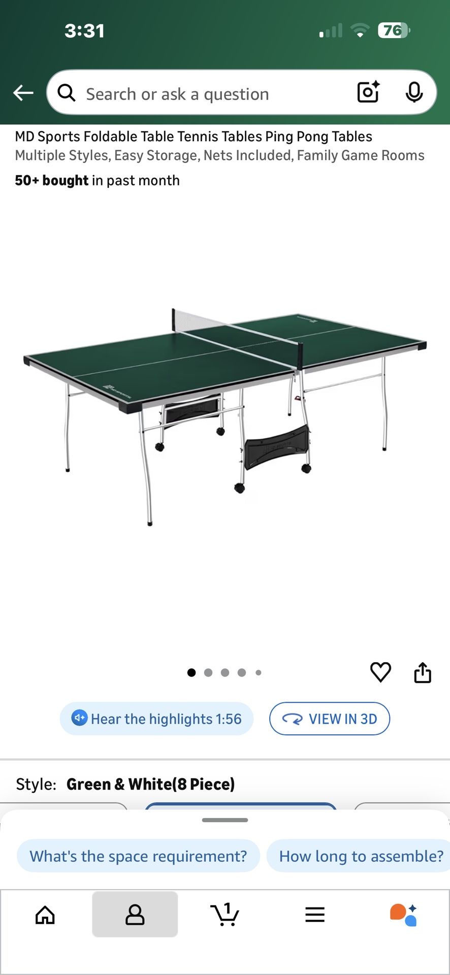 Ping Pong Table