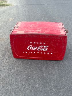 Vintage Coca Cola ice chest cooler
