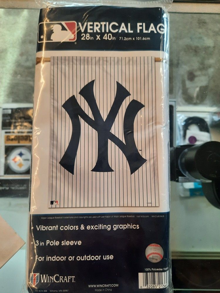 Ny Yankees Pinstripes Flag