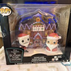 Funko Pop! “The Nightmare Before Christmas” NO TRADES!!!– Double-Sided Countdown Calendar