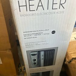 Oil filled heater
