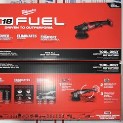Milwaukee M18 Fuel 21mm Random Orbital Polisher. Tool Only. Model #2685-20