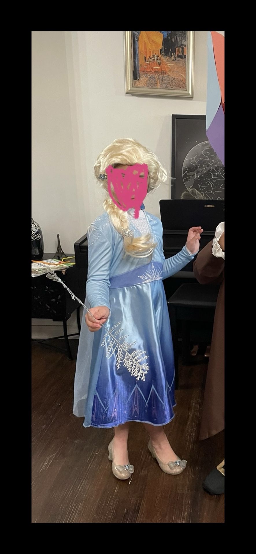Frozen Elsa Costume Girl Medium 8-10 Disney Brand
