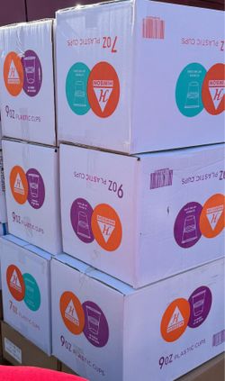 7oz cups 1200 pics  9oz cups 1000 pics