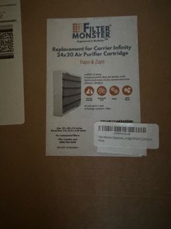 Filter Monster Carrier Infinity 24x20 Air Purifier Cartridge