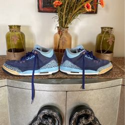 Air Jordan 3 Retro Purple Blue White Orange