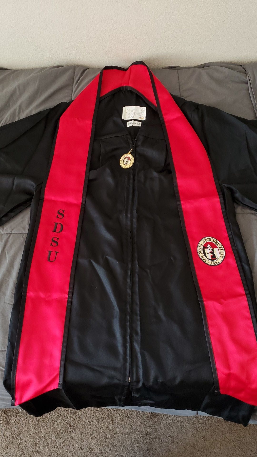 SDSU Graduation Gown and Stole