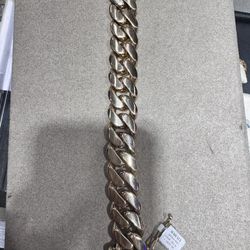 14k Solid Miami Cuban Bracelet 