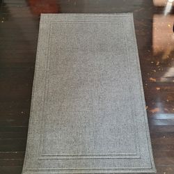 Floor Mat Light Grey 47x30 In
