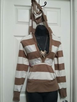 Junior Ladie's Fleece Hoodie Sweater size Large