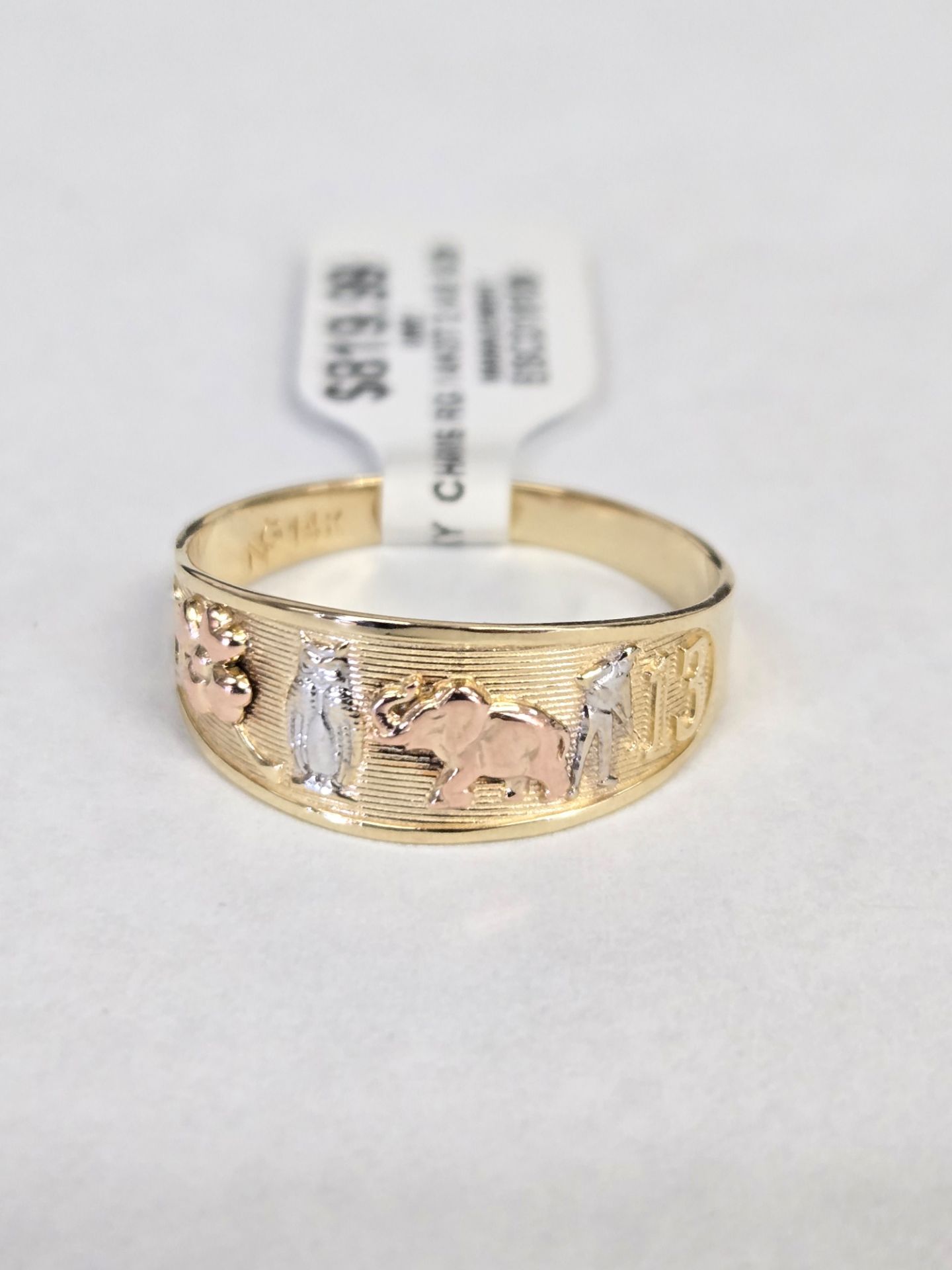 14kt Gold Lucky Charms Ring