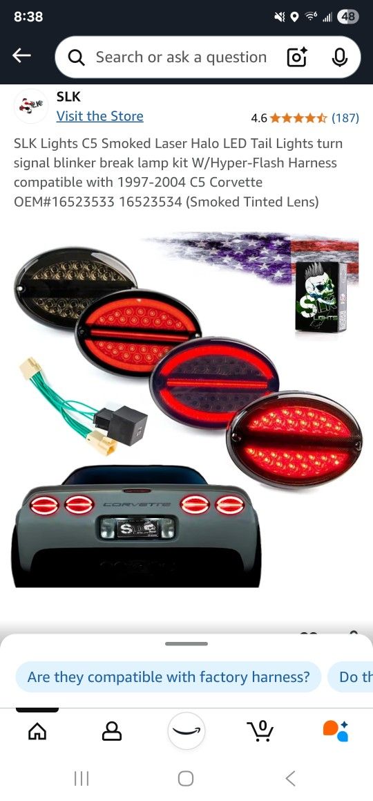 Corvette Tail Lights turn
