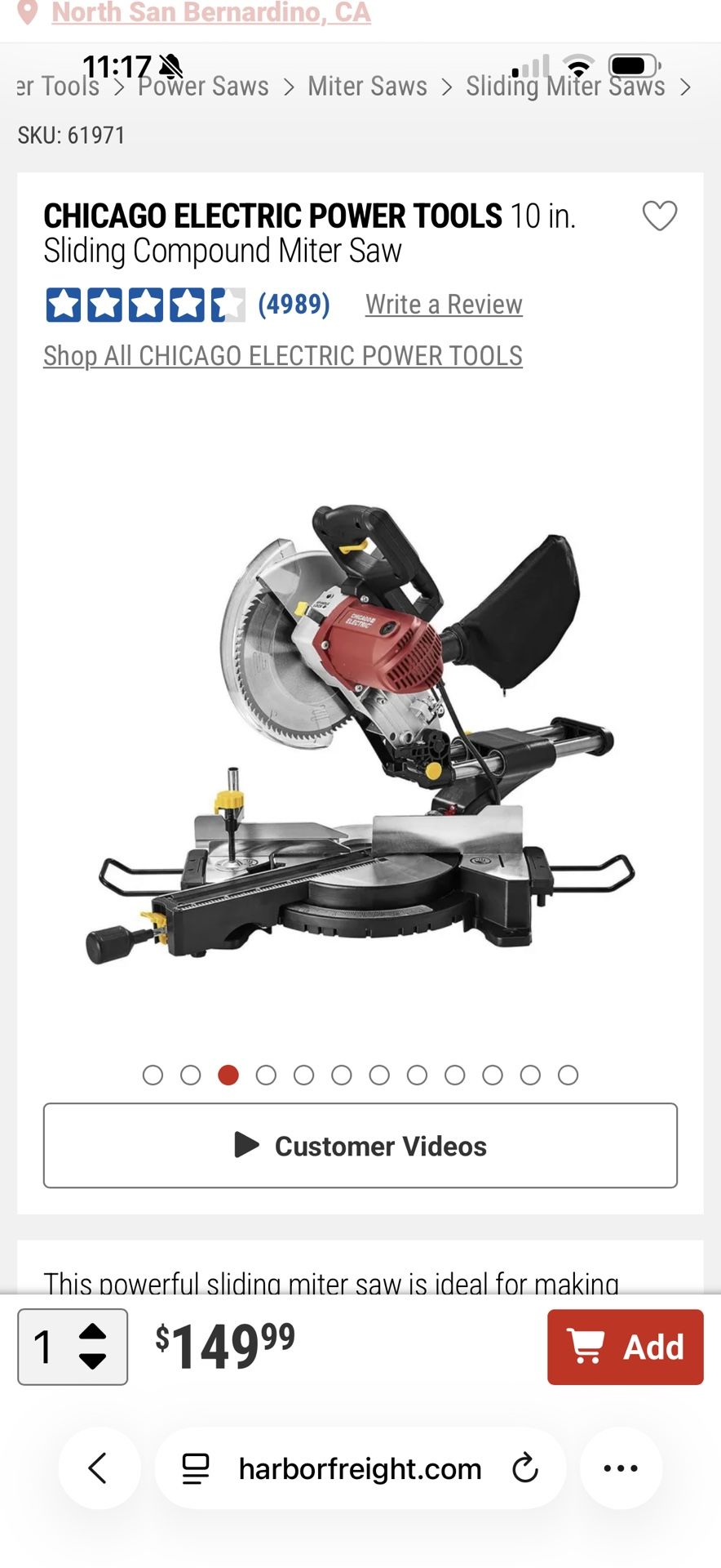 Chicago Miter Saw