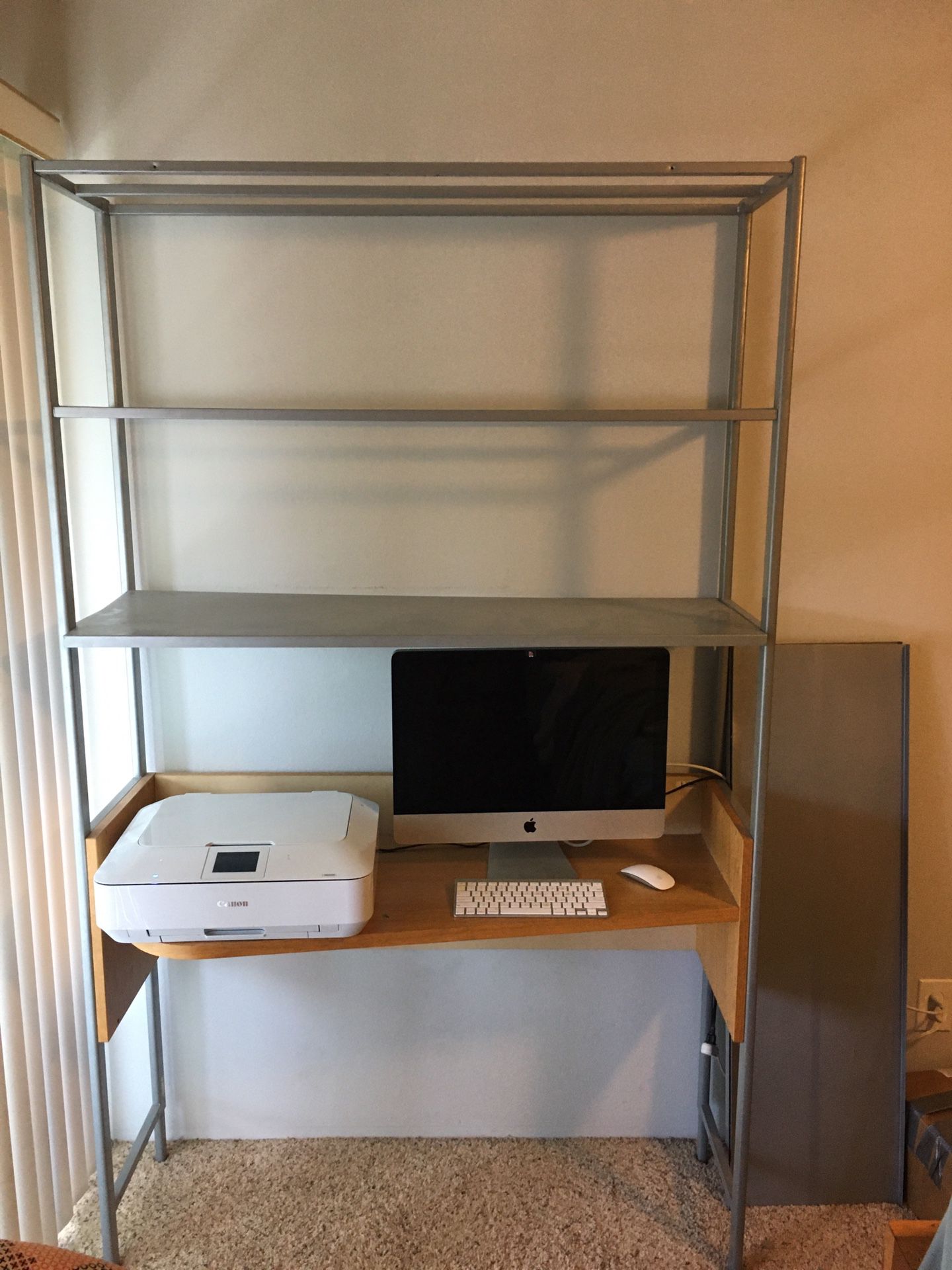 Desk w/Three shelves!