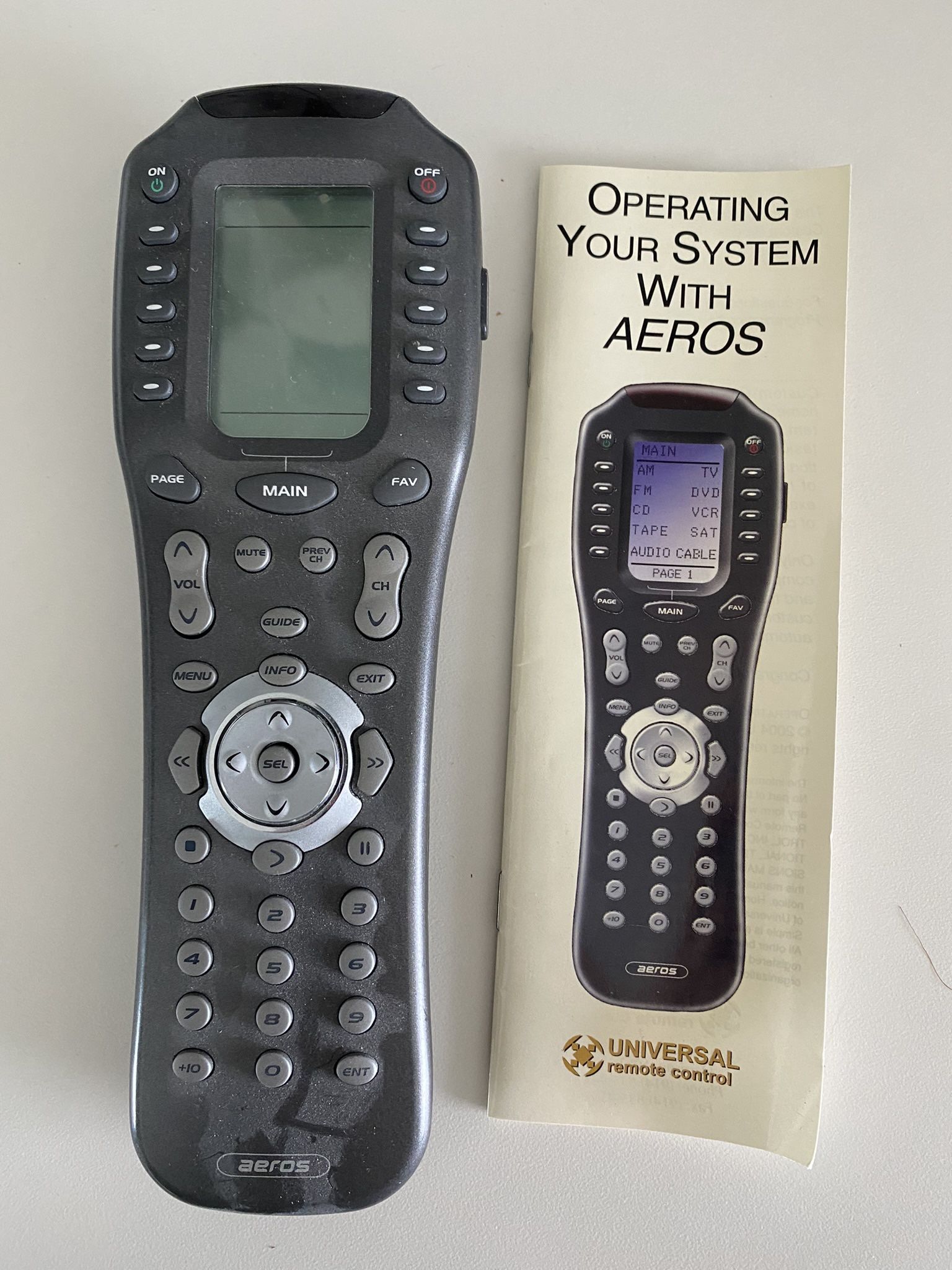 Aeros Universal Remote Control