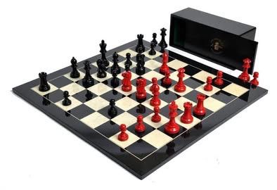 The Superior Grandmaster Chess Set, Box, & Board